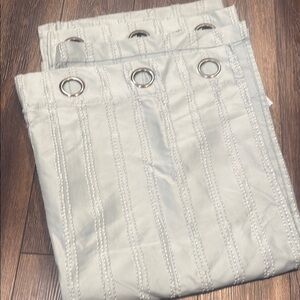 Jessica Simpson Elegant light turquoise Curtains with Grommets